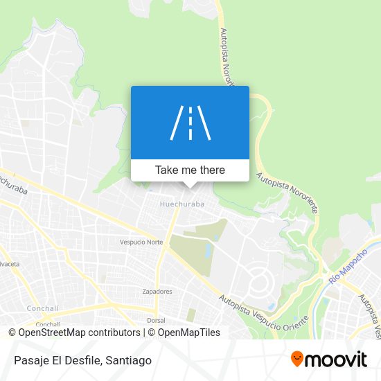 Mapa de Pasaje El Desfile