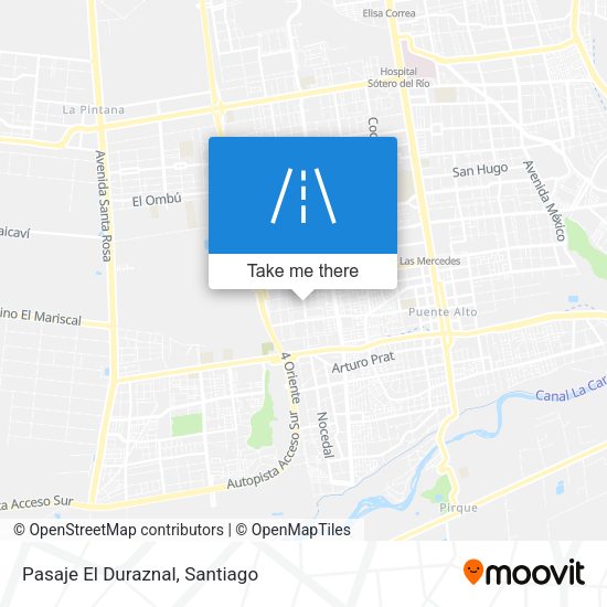 Mapa de Pasaje El Duraznal