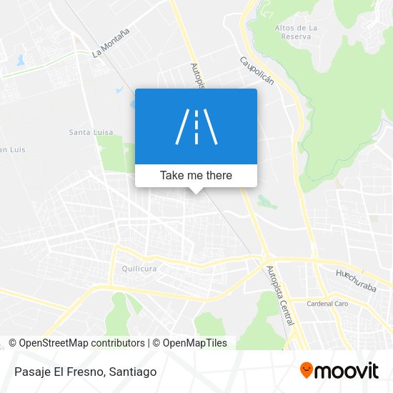 Mapa de Pasaje El Fresno