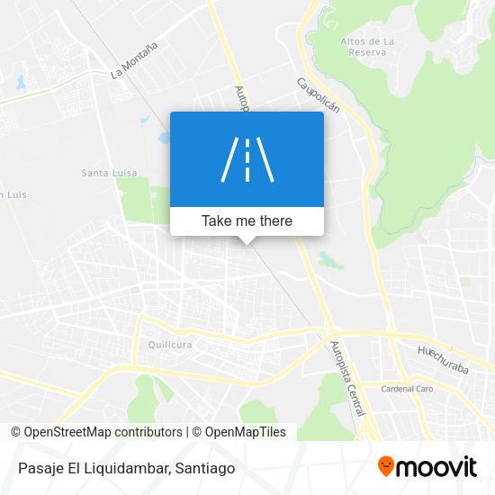 Pasaje El Liquidambar map