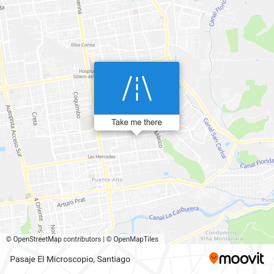Mapa de Pasaje El Microscopio