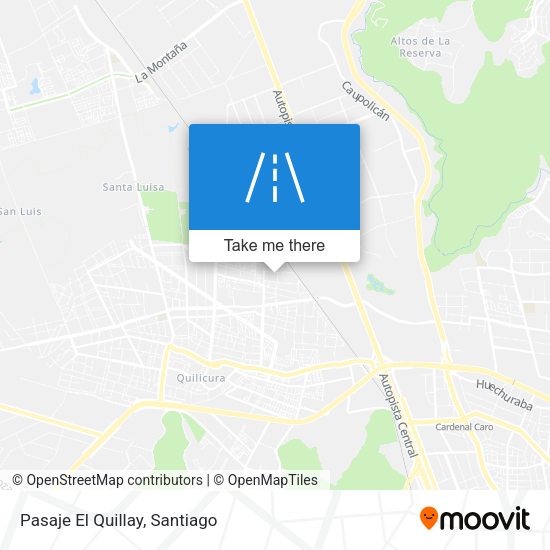 Mapa de Pasaje El Quillay