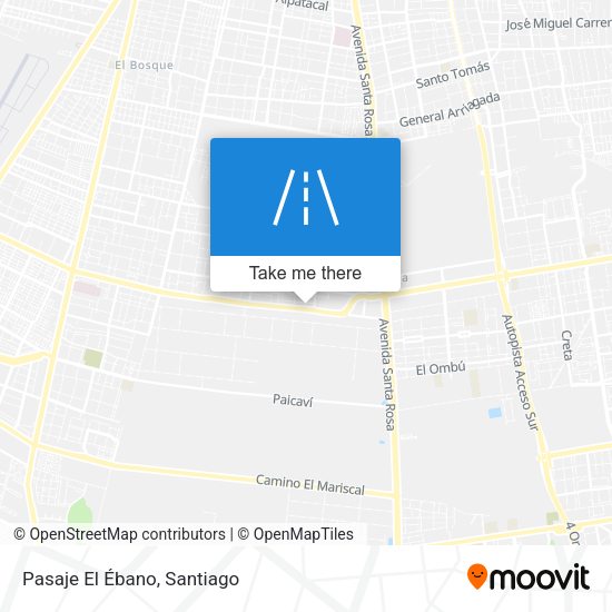Pasaje El Ébano map