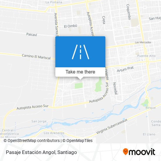 Mapa de Pasaje Estación Angol