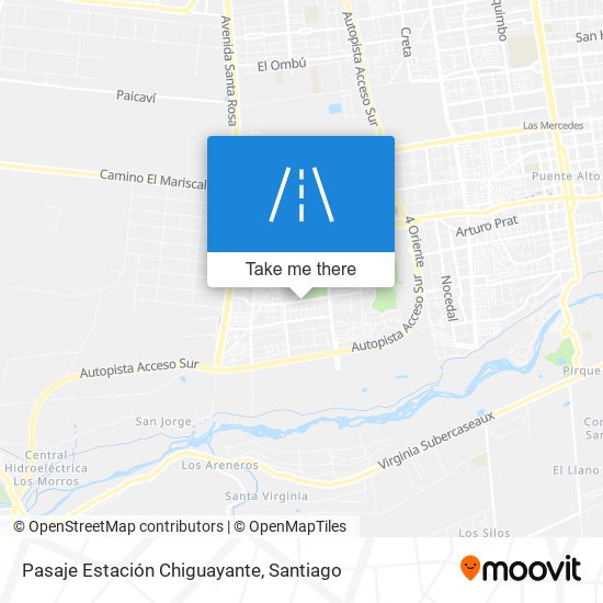 Mapa de Pasaje Estación Chiguayante