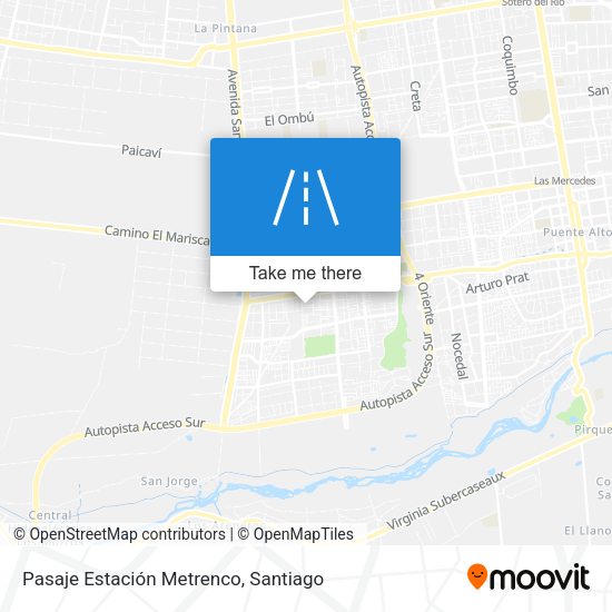 Pasaje Estación Metrenco map
