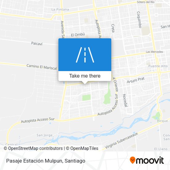 Pasaje Estación Mulpun map