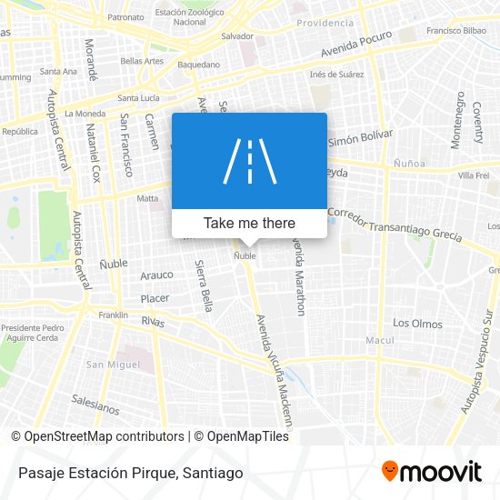 Pasaje Estación Pirque map