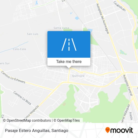 Pasaje Estero Anguillas map