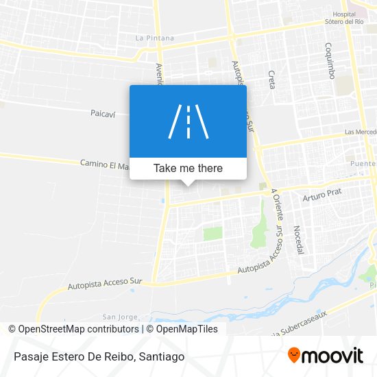 Pasaje Estero De Reibo map
