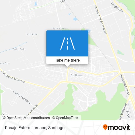 Pasaje Estero Lumaco map
