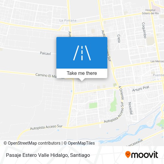 Pasaje Estero Valle Hidalgo map