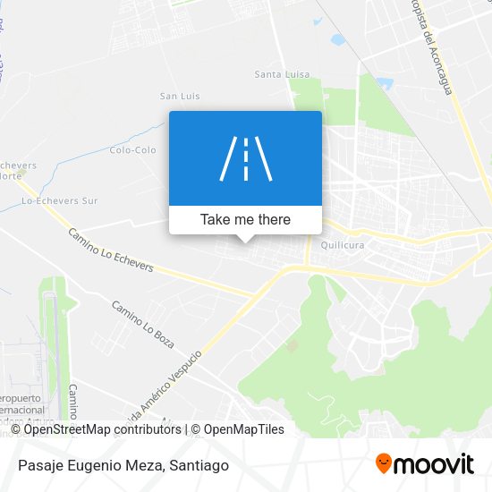 Mapa de Pasaje Eugenio Meza