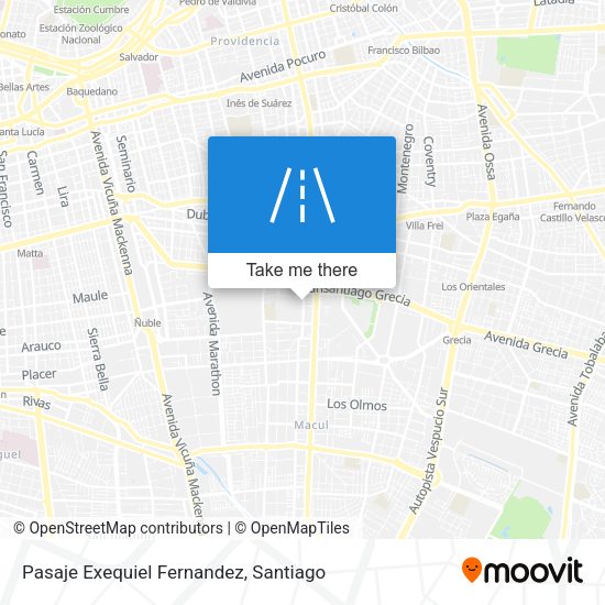 Mapa de Pasaje Exequiel Fernandez