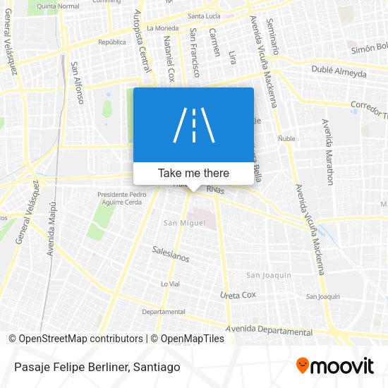Pasaje Felipe Berliner map