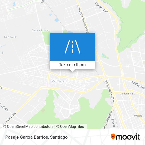 Pasaje García Barrios map