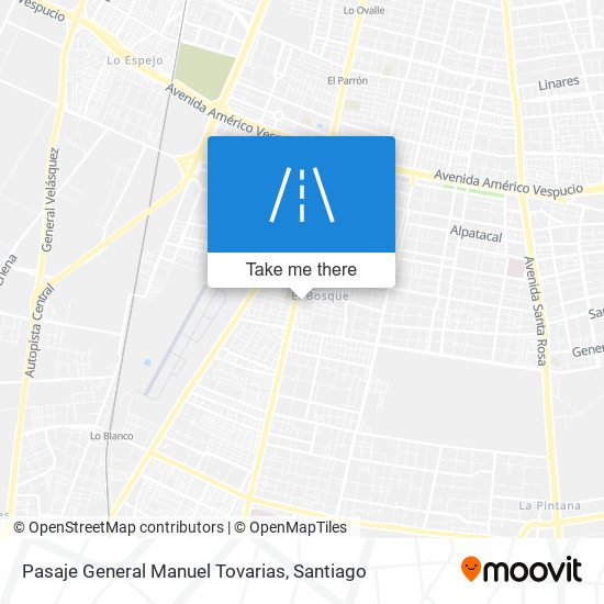 Mapa de Pasaje General Manuel Tovarias