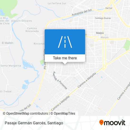 Mapa de Pasaje Germán Garcés