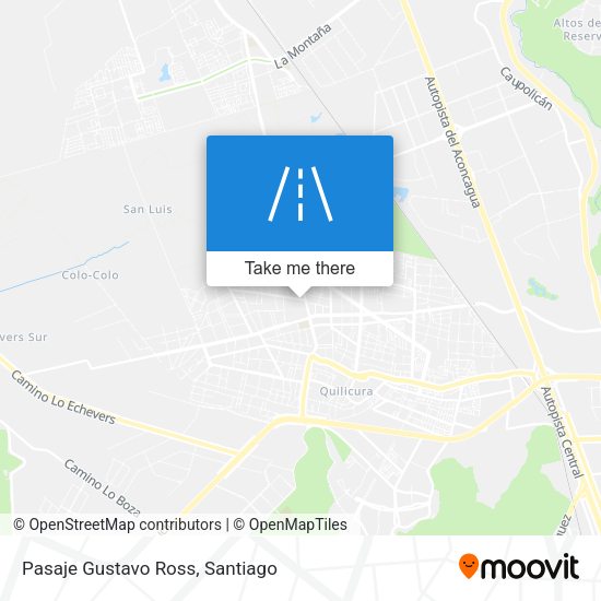 Mapa de Pasaje Gustavo Ross