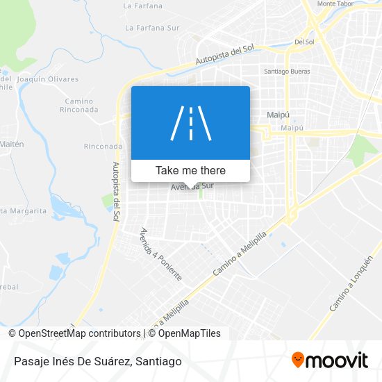 Pasaje Inés De Suárez map