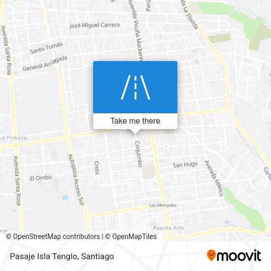 Mapa de Pasaje Isla Tenglo