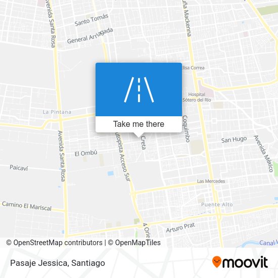 Mapa de Pasaje Jessica