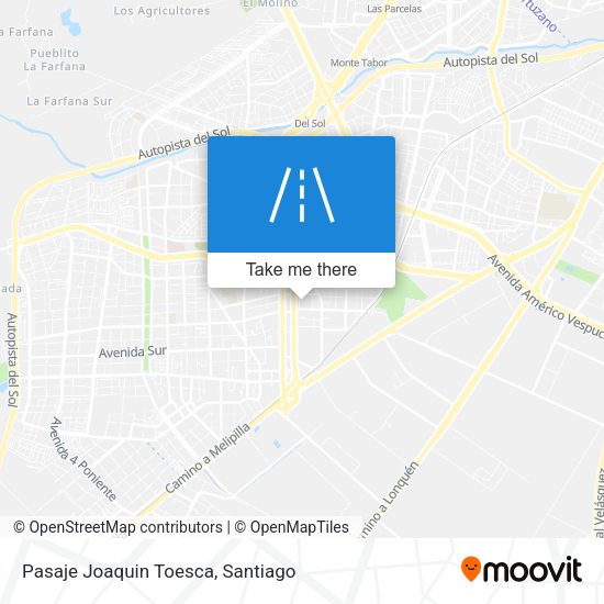 Pasaje Joaquin Toesca map