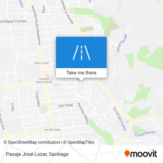 Mapa de Pasaje José Lozar