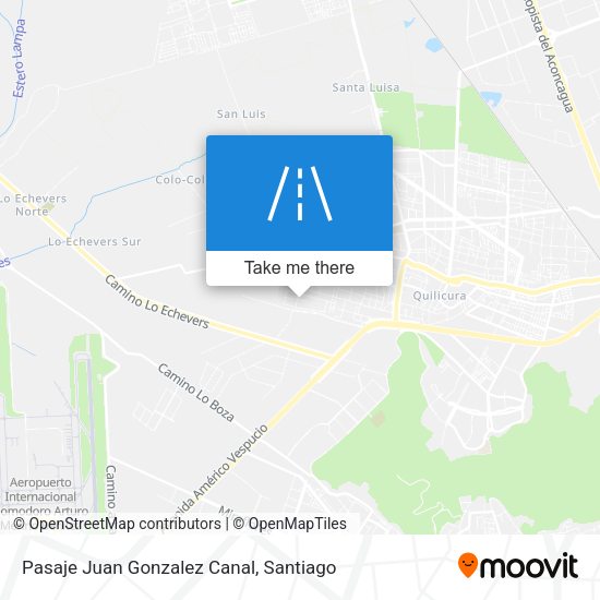 Pasaje Juan Gonzalez Canal map