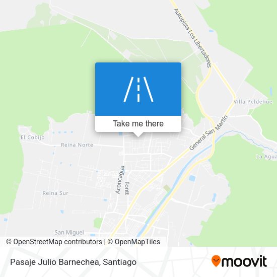 Pasaje Julio Barnechea map
