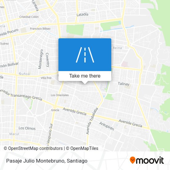 Mapa de Pasaje Julio Montebruno
