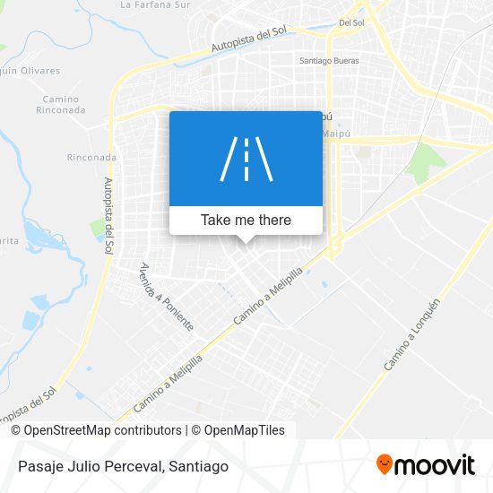 Mapa de Pasaje Julio Perceval