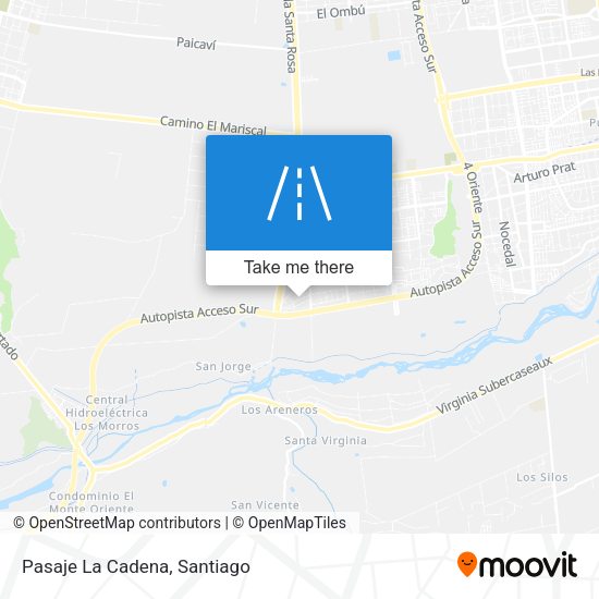 Mapa de Pasaje La Cadena