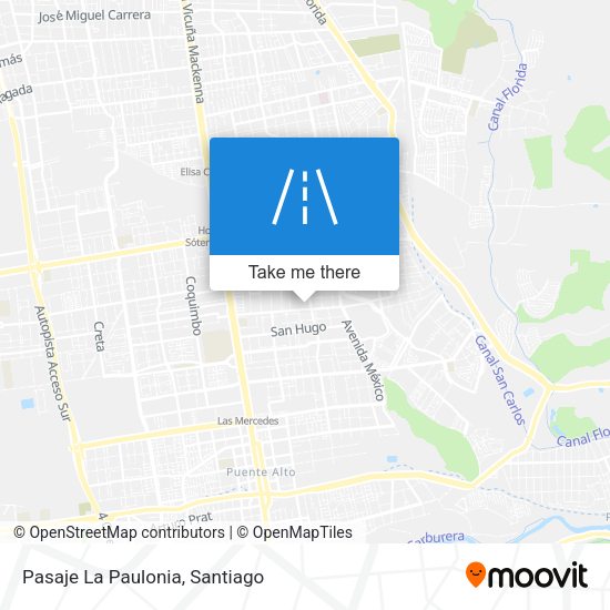 Mapa de Pasaje La Paulonia