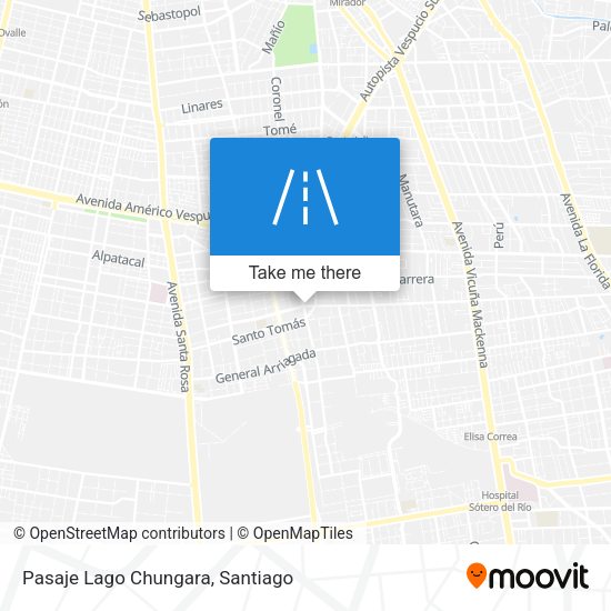 Mapa de Pasaje Lago Chungara
