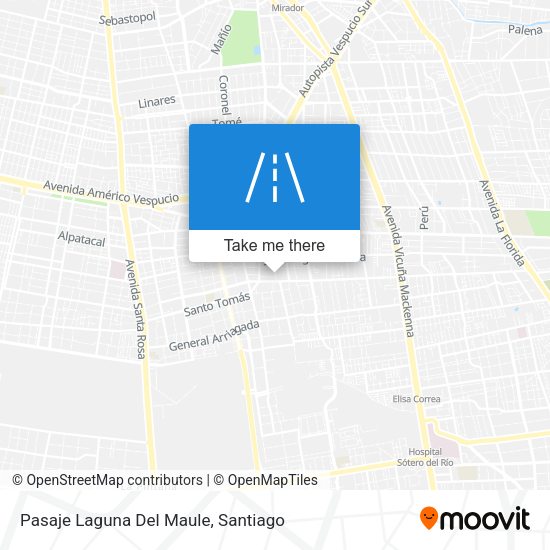 Pasaje Laguna Del Maule map