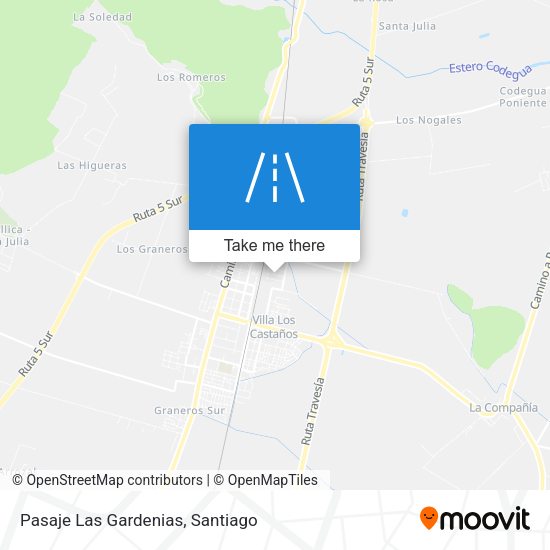 Mapa de Pasaje Las Gardenias