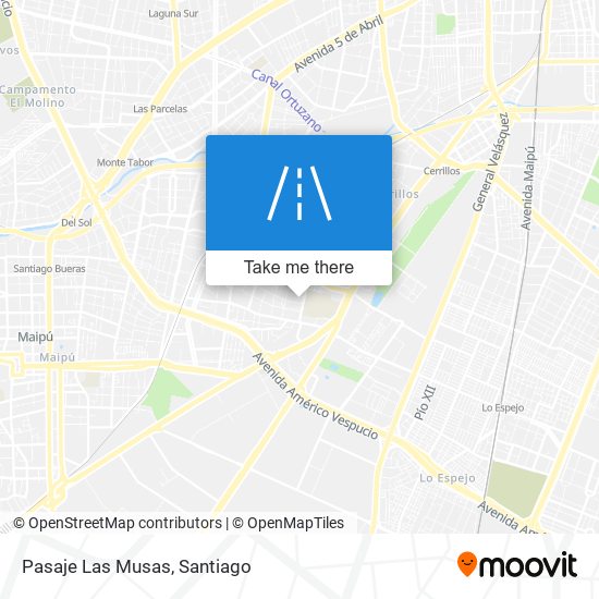 Pasaje Las Musas map