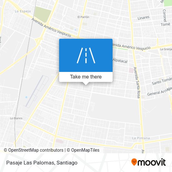 Mapa de Pasaje Las Palomas