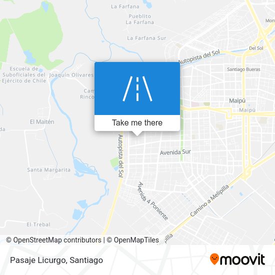 Mapa de Pasaje Licurgo
