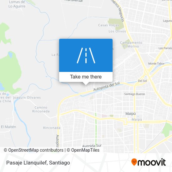 Mapa de Pasaje Llanquilef