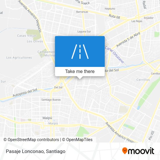 Mapa de Pasaje Lonconao