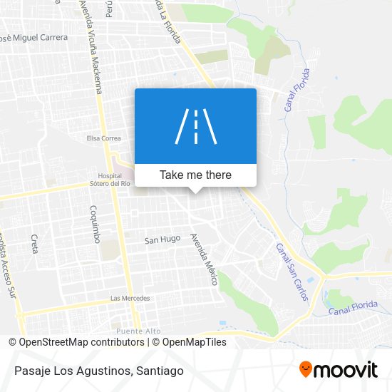 Pasaje Los Agustinos map