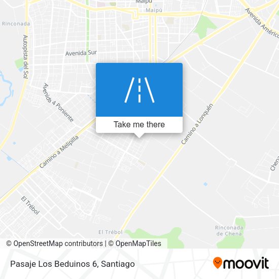 Mapa de Pasaje Los Beduinos 6