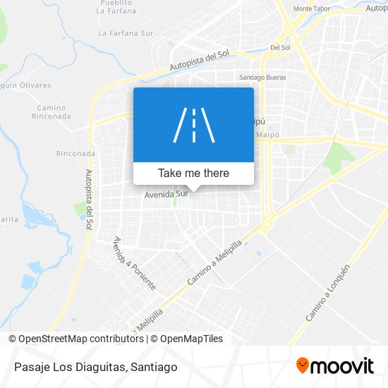 Pasaje Los Diaguitas map