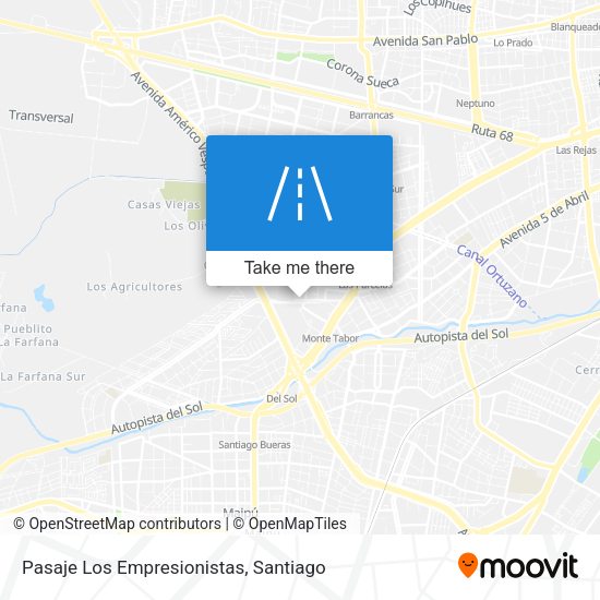 Pasaje Los Empresionistas map