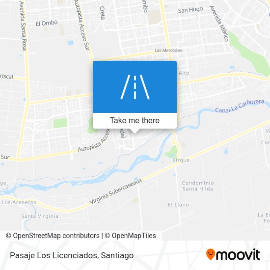 Mapa de Pasaje Los Licenciados