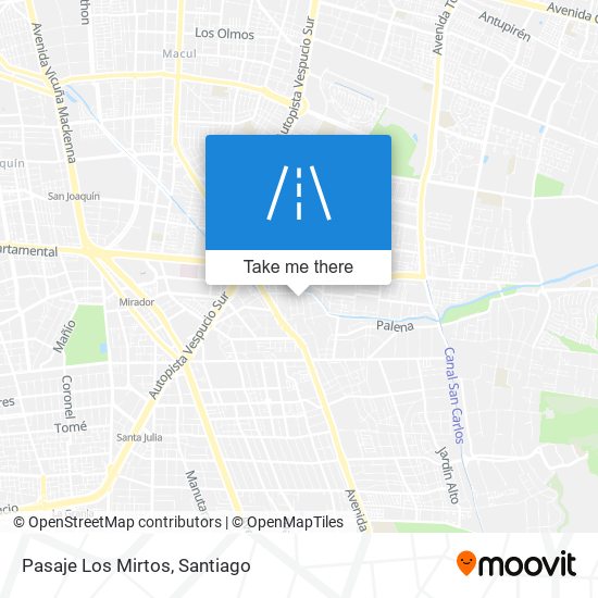 Pasaje Los Mirtos map