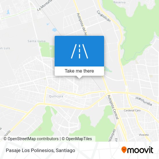 Pasaje Los Polinesios map