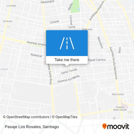 Mapa de Pasaje Los Rosales